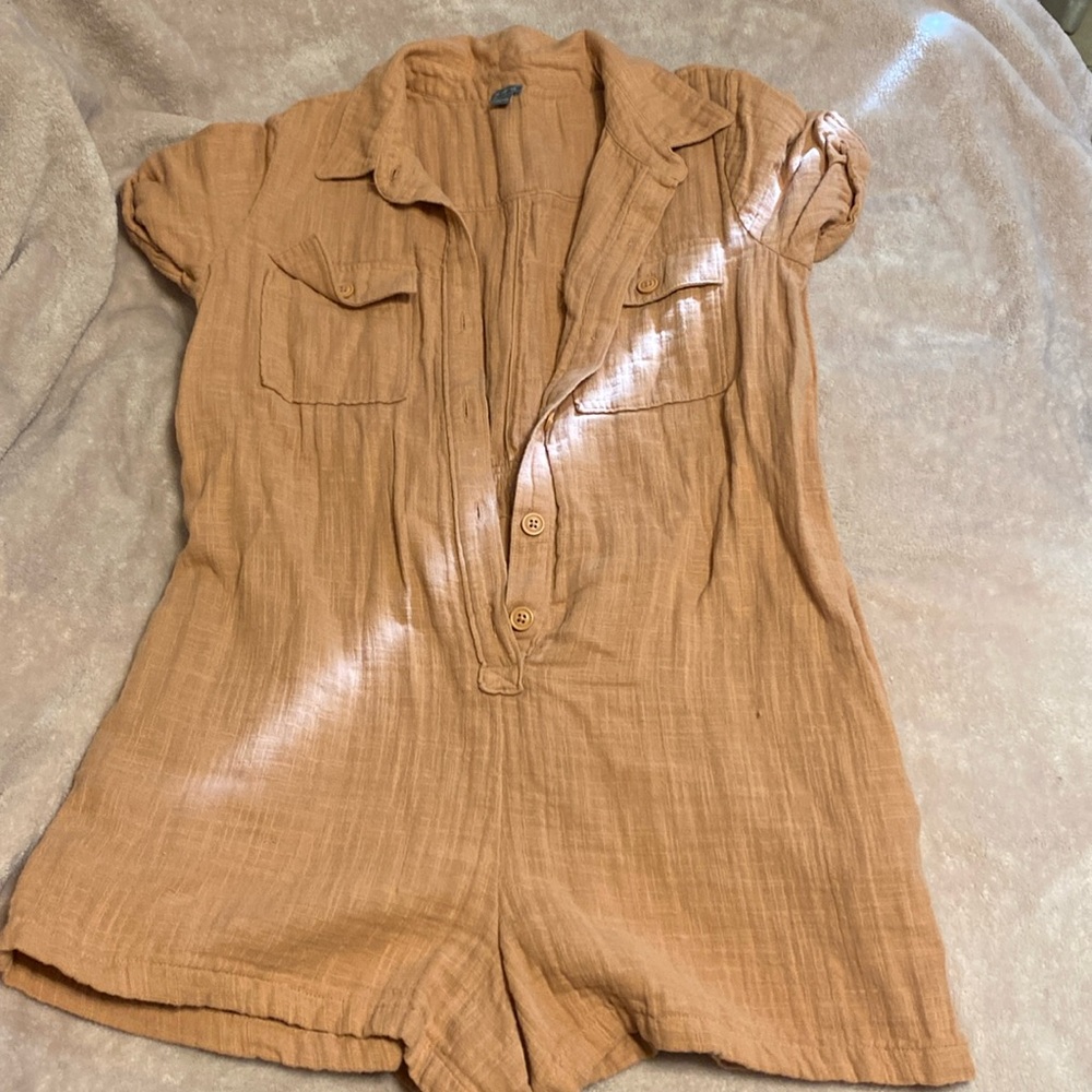 Aerie Cotton Gauze Romper